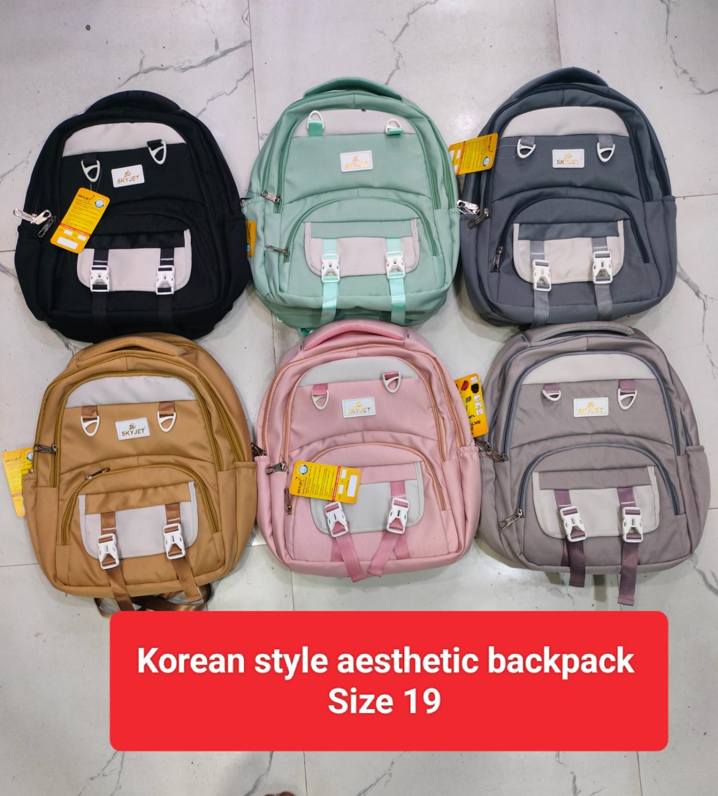 Korean Style Aesthetic Backpack